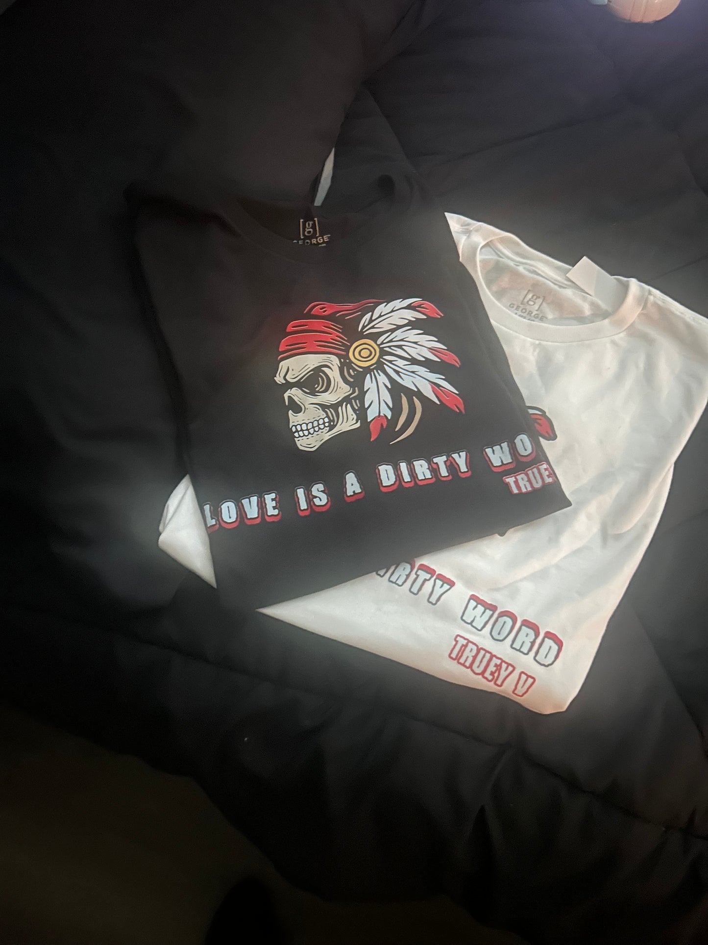 TrueyV love is a dirty word Tshirt